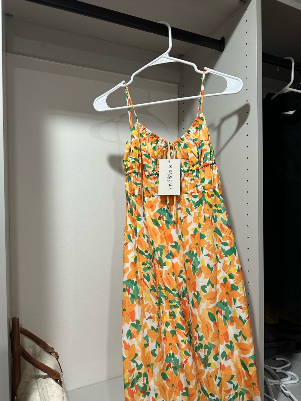 Hello Molly Orange & Green Floral Maxi Dress - Picture 5 of 9